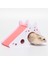 Pembe Tarzı Ağaç Deliği Hamster Hideout Sevimli Hamster Egzersiz Oyuncak Ahşap Hamster Evi Gine Domuzu Hamster Aksesuarları Için Merdiven Slayt ile Hamster Kafesi (Yurt Dışından) 4