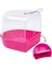 12X13.5X13CM Stili Yeni Plastik Kuş Banyo Kutusu Kuş Duşu Papağanlar Banyosu Asılı Kuş Kafesleri Kuşlar Için Aynalı Küvet Su Küveti Pet Kuş Kasesi (Yurt Dışından) 1