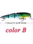 Renk K Stili 1 Adet Minnow Balıkçılık Cazibesi G Çok Eklemli Bölümler Crankbait Yapay Sert Yem Bas Trolling Pike Sazan Balıkçılık Araçları (Yurt Dışından) 5