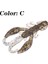 C Stili 50MM 2g Jig Wobblers Silikon Yumuşak Yem Balık Kokusu Solucan Istakoz Balık Tutma Lures Karides Şamandıra Döner Twintails Deniz Balıkçılığı (Yurt Dışından) 1