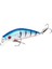 No.9 Tarzı Suffyu Minnow Balıkçılık Cazibesi 7cm.5g 3D Gözler Crankbait Wobbler Yapay Sert Yem Üç Çapa Kanca Olta Takımı (Yurt Dışından) 1