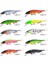 C Stili 1 Adet Minnow Balıkçılık Cazibesi 12CMG 3D Gözler Yapay Yem Crankbait Wobbler Sert Yem Bas Levrek Sazan Olta Takımı Swimbait (Yurt Dışından) 3