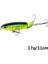 17G Yeşil 1 Stil Goture Whopper Popper 10CMCMCM Topwater Balık Tutma Cazibesi Blowups Turna Yemleri Dönen Kuyruk Olta Takımı Crankbait Wobblers (Yurt Dışından) 1