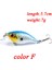 No.6 Tarzı 1 Adet Wobblers Li Crankbait Simülasyon Balıkçılık Cazibesi 5.7 cm 7g Jerkbait Yüzen Sert Yem Bas Sazan Pesca Olta Takımı (Yurt Dışından) 1