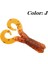 J Tarzı Licone Solucan Yumuşak Yemler Jig Wobblers 4cm 0.7g Turna Bas Sazan Olta Takımı Cazip Karides Koku Tuz Yapay Yemler (Yurt Dışından) 1