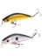 No.1 Tarzı Suffyu Minnow Balıkçılık Cazibesi 7cm.5g 3D Gözler Crankbait Wobbler Yapay Sert Yem Üç Çapa Kanca Olta Takımı (Yurt Dışından) 3
