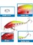No.1 Tarzı Suffyu Minnow Balıkçılık Cazibesi 7cm.5g 3D Gözler Crankbait Wobbler Yapay Sert Yem Üç Çapa Kanca Olta Takımı (Yurt Dışından) 4