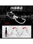 Kafa 009 Stili 85 mm Jig Kafa 12G Hunthouse Black Minnow G G G Easy Shiner Fishing Lure Soft Lure Jig Bait Bass Pike Fishing Leurre Souple (Yurt Dışından) 4