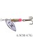 SP065-2 Stili .7cm.3g Yapay Altın Gümüş Kaşık Cazibesi Metal Er Balıkçılık Lures Pesca Olta Takımı Er Yem 4 # Kanca (Yurt Dışından) 1