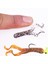 C Stili Licone Solucan Yumuşak Yemler Jig Wobblers 4cm 0.7g Turna Bas Sazan Olta Takımı Cazip Karides Koku Tuz Yapay Yemler (Yurt Dışından) 3