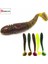 Karışık Renkli 5 Adet Tarzı Yumuşak Silikon Cazibesi Kauçuk Solucan Grubs T Kuyruk Balıkçılık Yemleri Için Yapay Sahte Yem Takım Elbise Shad Wobblers Tuz Kokusu Swimbait (Yurt Dışından) 2
