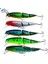 No.7 Tarzı 1 Adet Wobblers Balıkçılık Cazibesi Çok Bölümlü Sert Baitg Yapay Yem Minnow Cazibesi Crankbait Levrek Sazan Olta Takımı Cazibesi (Yurt Dışından) 2