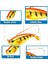 No.4 Tarzı 1 Adet Vıb Balıkçılık Cazibesi 8.5cg Anti Çim Balıkçılık Wobbler Isca Yapay Yem Sert Lures Lazer Vücut Gerçekçi Balık Takımı (Yurt Dışından) 5
