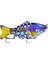 No.6 Tarzı 1 Adet Eklemli Çok Bölümlü Balıkçılık Cazibesi 10CG Wobbler Crankbait Yapay Sert Yem Swimbait Trolling Sazan Olta Takımı (Yurt Dışından) 1