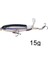 Gümüş 15G Tarzı 1 Adet Minnow Balıkçılık Cazibesi 11CM 13GGG Crankbaits Balıkçılık Cazibesi Balıkçılık Için Yüzer Wobblers Pike Yemler Shads Mücadele (Yurt Dışından) 1