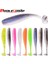 C Stili 95MM 4.8g 5 Adet Proleurre Shad Solucan Yumuşak Yem T Kuyruk Jig Wobblers Balıkçılık Cazibesi Bass Pike Aritificial Silikon Swimbait (Yurt Dışından) 4