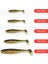 CA83DC Stili 100MM 6 Adet Esfıshıng Es Kolay Parlatıcı Balık Tutma Yemleri Yumuşak Yem Büyük Alabalık Yemleri Cazibesi Crankbait Iscas Yapay Pesca (Yurt Dışından) 5
