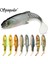 Renk-C Stili 4 Adet 6.2g 8.5cm Spinpoler Predator Yumuşak Balıkçılık Cazibesi Yem Damla Balıkçılık Wobbler Swimbait Kürek Kuyrukları Silikon Yapay Yem Olta Takımı (Yurt Dışından) 5