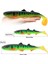 Renk E Stili 58G 22CM 8.6 Inç Spinpoler 3 Eklemli Yumuşak Plastik Yem Yüzme Kürek Kuyruğu Swimbait 16CM 22CM Pike Bass Muskie Big T Kuyruk Yumuşak Cazibesi (Yurt Dışından) 3