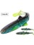 Renk E Stili 58G 22CM 8.6 Inç Spinpoler 3 Eklemli Yumuşak Plastik Yem Yüzme Kürek Kuyruğu Swimbait 16CM 22CM Pike Bass Muskie Big T Kuyruk Yumuşak Cazibesi (Yurt Dışından) 4