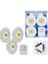 LED Işık Kablosuz Uzaktan Kumandalı Dolap Içi LED Ampul Seti 3lü Set Gece Lambası 4