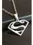 Paslanmaz Çelik Unisex Kadın Erkek Superman Kolye Kararmaz ECK53 3