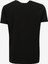 Siyah Erkek Bisiklet Yaka T-Shirt D4SM-TST3290 2