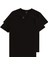 Avva Erkek Siyah 2'li %100 Pamuk Bisiklet Yaka Standart Fit Normal Kesim T-shirt E001011