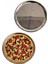 Paslanmaz Çelik Altlığı Delikli Çelik Pizza Lahmacun Tepsisi 3 Adet - 3 Boy 5