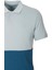 Erkek Polo Yaka T-Shirt Mavi %100 Pamuk Slim Fit Ribanalı Kol Garnili T-Shirt Ncs Jeans 1165 3