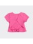 Kız Çocuk Arkası Pencere Detaylı T-Shirt 3