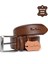PC401 Erkek 4 cm Hakiki Deri Kemer Camel 2