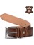PC401 Erkek 4 cm Hakiki Deri Kemer Camel 3