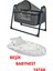 Babynest Yatak ve Yastık+ Sallanır Sepet Beşik Ipek Fileli Bebek Beşiği Hamak 2 Li Set 2
