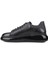 - Siyah Deri Bağcıklı Erkek Sneaker 250-1012 3