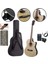 XC-300XNT- Profesyonel AMFİLİ Elektro Akustik Gitar (Amfi Gigbag Çanta Tuner Capo Askı Jak Kablo Pena) 3