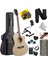 Midex XC-300NT-EQ Profesyonel Elektro Akustik Gitar 4/4 Yetişkin Üst Segment (Gigbag Çanta Tuner Capo Askı Jak Kablo Pena) 1