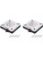 2x Manyetik Karıştırıcı 6.5 Inç Karıştırma Plakası 2500 Rpm Hız Karıştırıcı Makinesi, Karıştırma Çubukları ile Ingiltere Tak (Yurt Dışından) 1