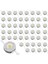 50 Adet 1W Diyot Yüksek Güçlü Soğuk Beyaz LED Boncuk 1 Watt Lamba Çipi 3V-3.4V (Yurt Dışından) 3
