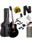XC-200BK Kesik Kasa Siyah Akustik Gitar 4/4 Yetişkin Üst Segment (Gigbag Çanta Tuner Capo Askı Pena) 2