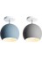 Yuvarlak Macaron Tavan Işık Iskandinav Modern LED Tavan Lambası Oturma Odası Yatak Odası Armatür Sundurma Koridor Koridor-Gri (Yurt Dışından) 5
