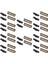 10 Takım Kesme Bıçağı Kemei KM-1102 Clipper Elektrikli Tıraş Makinesi Parçaları Net Altın (Yurt Dışından) 1
