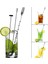 9 Adet Ekstra Uzun Paslanmaz Çelik Karıştırma Kaşıkları Spiral Desen Bar Kokteyl Shaker Kaşık Barware Karıştırma Kaşığı (Yurt Dışından) 5