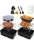 Silikon Hava Fritöz Astarı, Ninja Çift AF300UK AF400UK Yeniden Kullanılabilir Çift Hava Fritöz Rafları Için Hava Fritöz Aksesuarları (Yurt Dışından) 1