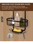 Banyo Asılı Duş Organizatörü, Sünger Kancalı Baş Duş Sepeti, Paslanmaz, Anti-Salıncak (Yurt Dışından) 5