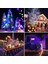 Güneş Enerjili LED Dize Işıklar, 10M Su Geçirmez Esnek Peri Noel Işıkları, Dış Mekan Avlularında Kullanılan, Renkli 1 Parça (Yurt Dışından) 2