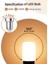 Buzdolabı Ampulü, 1.5W E14 LED Ampul, 150LM Sıcak Beyaz 3000K Enerji Tasarruflu Ampuller, Buzdolabı, Ocak Davlumbaz 4'lü Paket (Yurt Dışından) 4