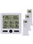 Hava Durumu Istasyonu Iç/dış Mekan Kablosuz Sensörler Dijital Termometre Higrometre LED LCD Ekran Termometre (Beyaz) (Yurt Dışından) 3