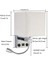 Modern LED Duvar Lambası Başucu Yatak Odası Aplik Aplik Anahtarı ile USB Iç Başlık Ev Otel Duvar Işıkları (Ampul Olmadan) (Yurt Dışından) 2