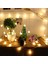 Uzaktan Zamanlayıcı Su Geçirmez 5 M 50 LED Açık Küre Dize Işıklar 8 Mod Kumandalı Buzlu Beyaz Top Noel Peri Işık Sıcak Beyaz (Yurt Dışından) 5